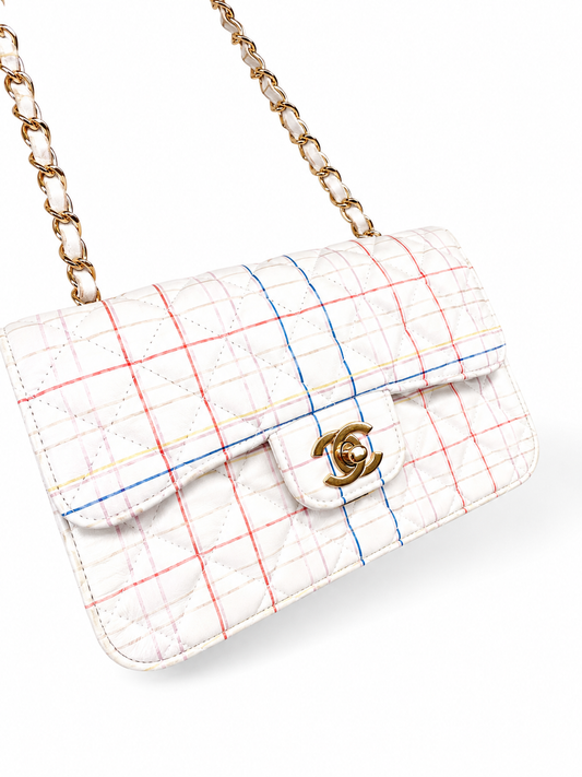 Chanel Classic Single Flap Bag – Quilted Printed Calfskin Mini