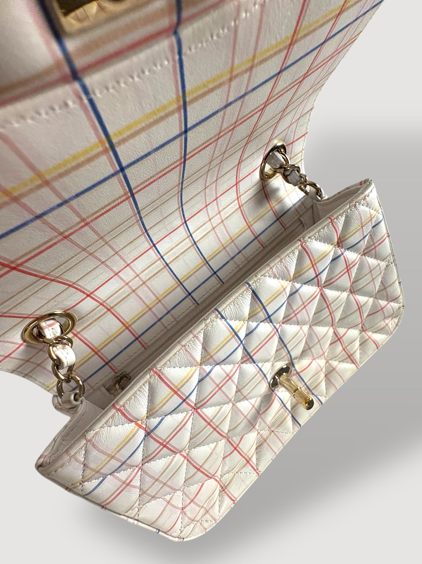 Chanel Classic Single Flap Bag – Quilted Printed Calfskin Mini