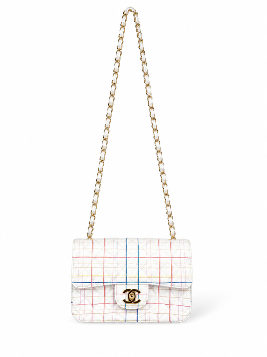 Chanel Classic Single Flap Bag – Quilted Printed Calfskin Mini