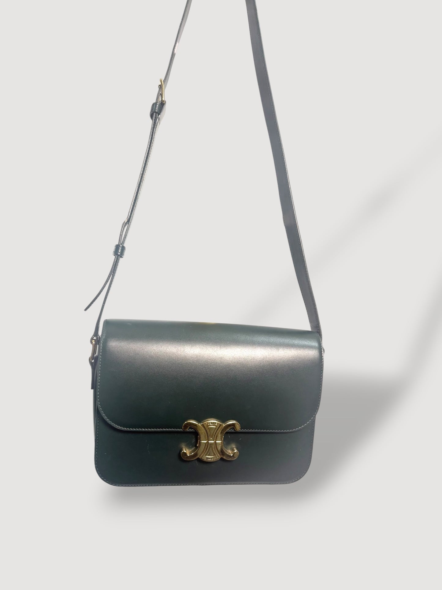 Celine Triomphe Shoulder Bag - Smooth Calfskin Medium